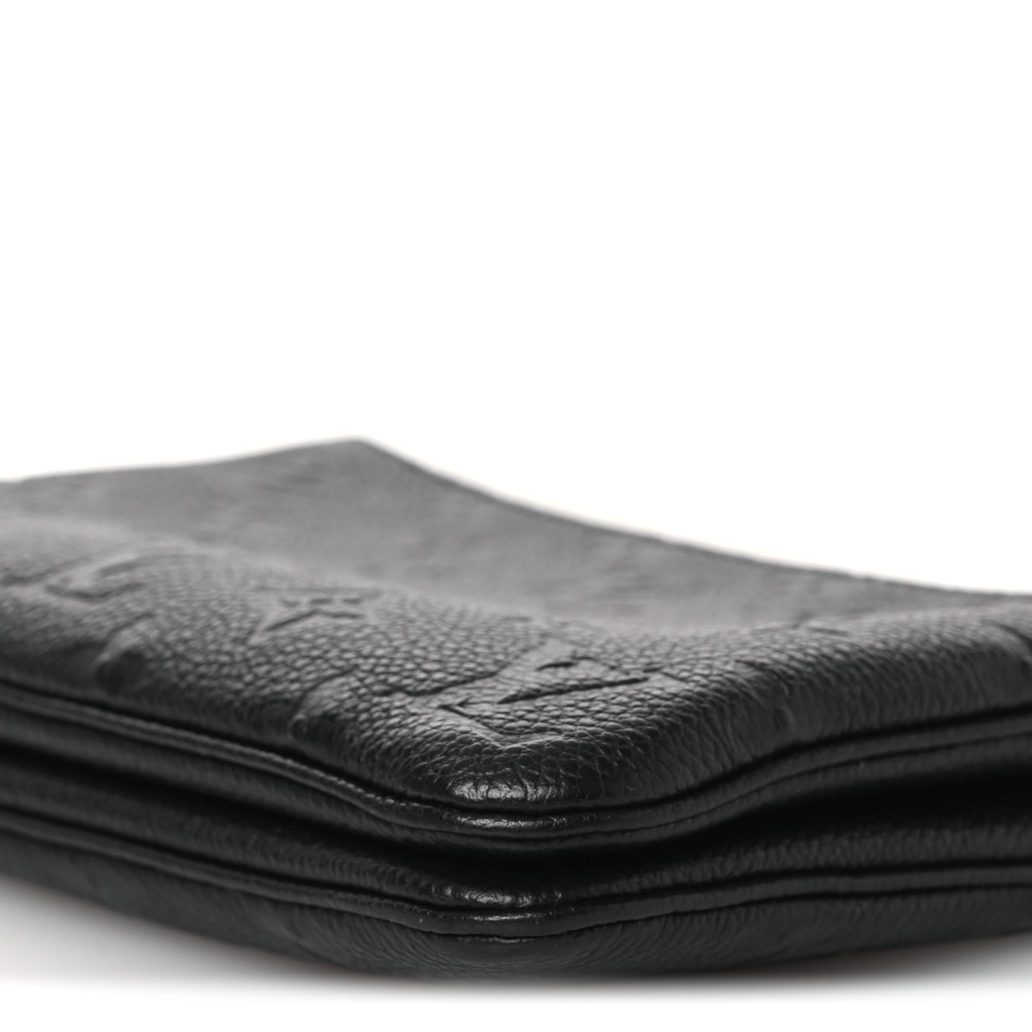 Empreinte Double Zip Pochette Black