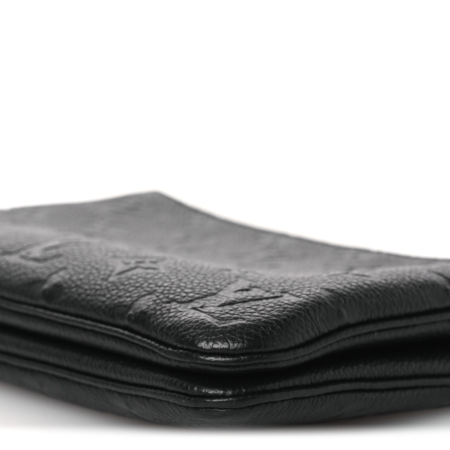 Louis Vuitton Empreinte Double Zip Pochette Black 9 of 12