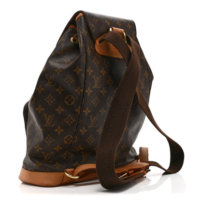 Louis Vuitton Monogram Montsouris GM Backpack 3 of 10