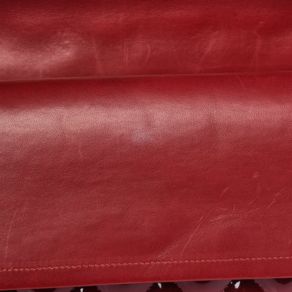 Chanel Patent Quilted Maxi Double Flap Red 16 of 24