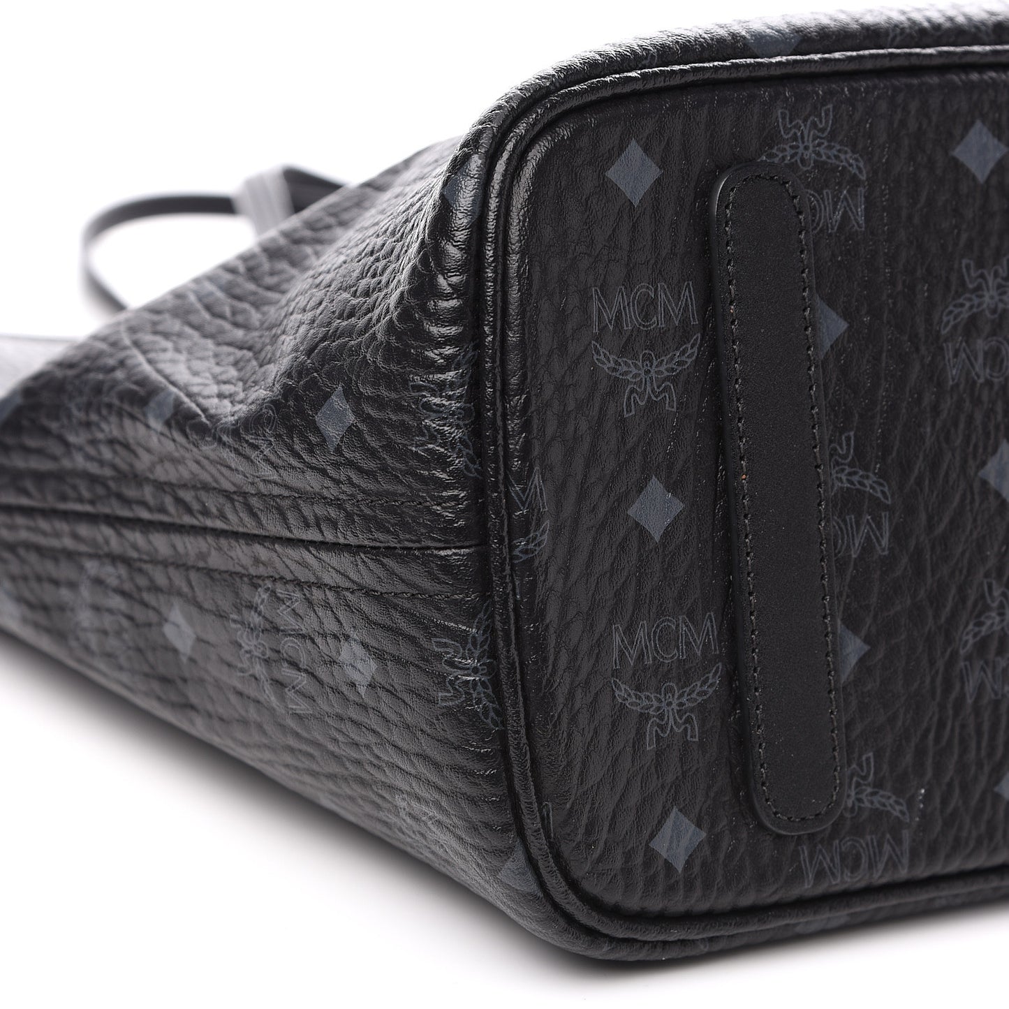 Visetos Medium Anya Zip Top Shopper Tote Black
