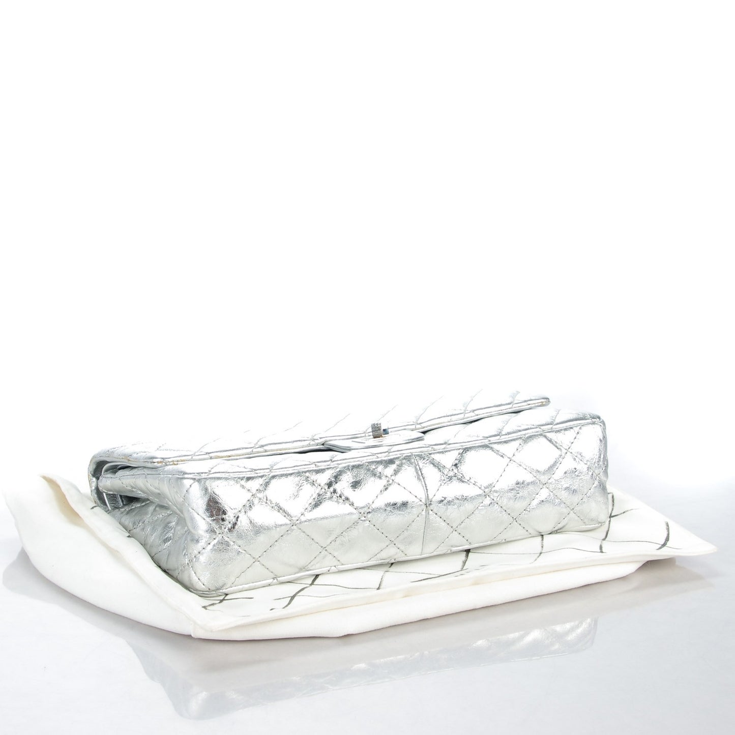Metallic Calfskin 2.55 Reissue 226 Flap Silver