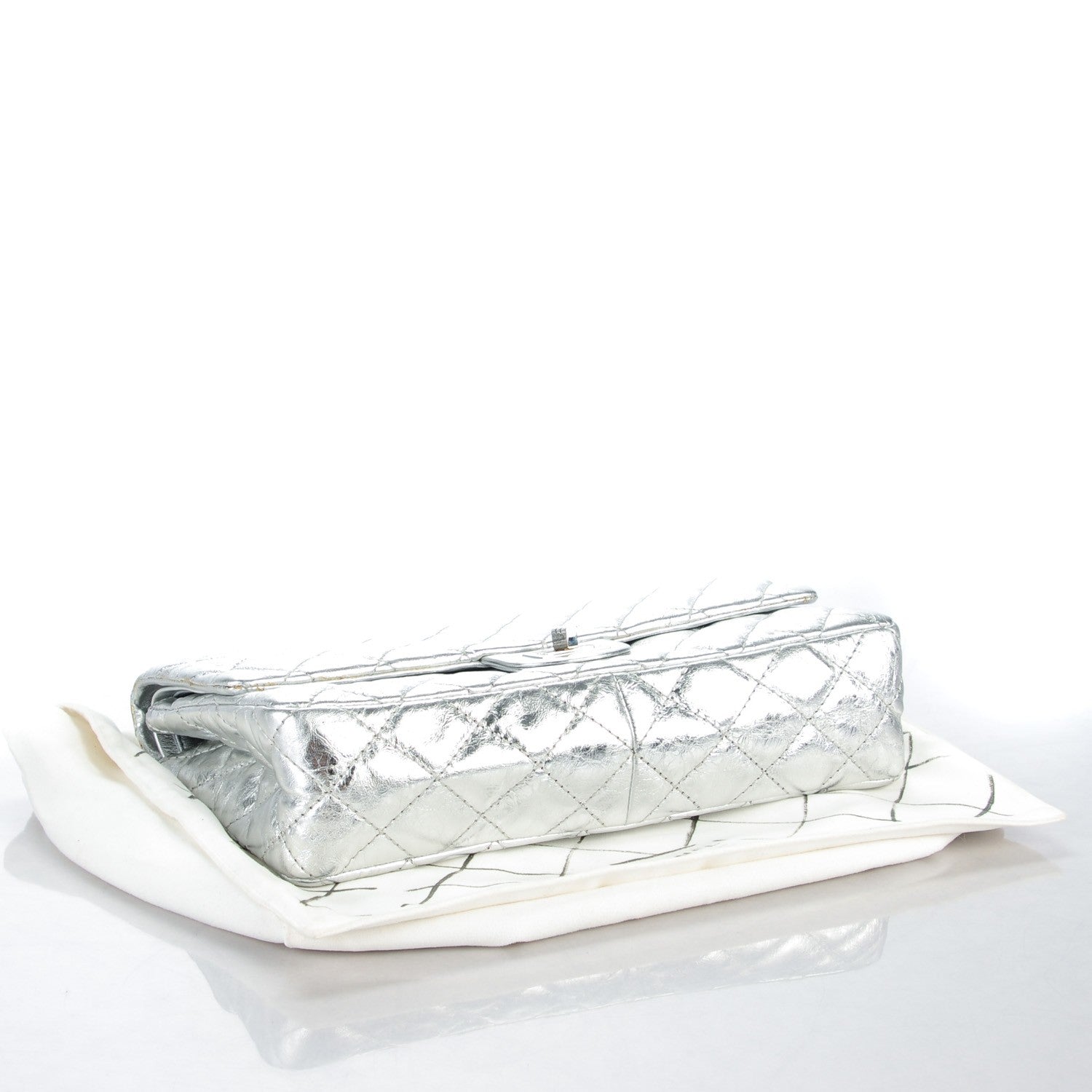 Chanel Metallic Calfskin 2.55 Reissue 226 Flap Silver 4 of 8