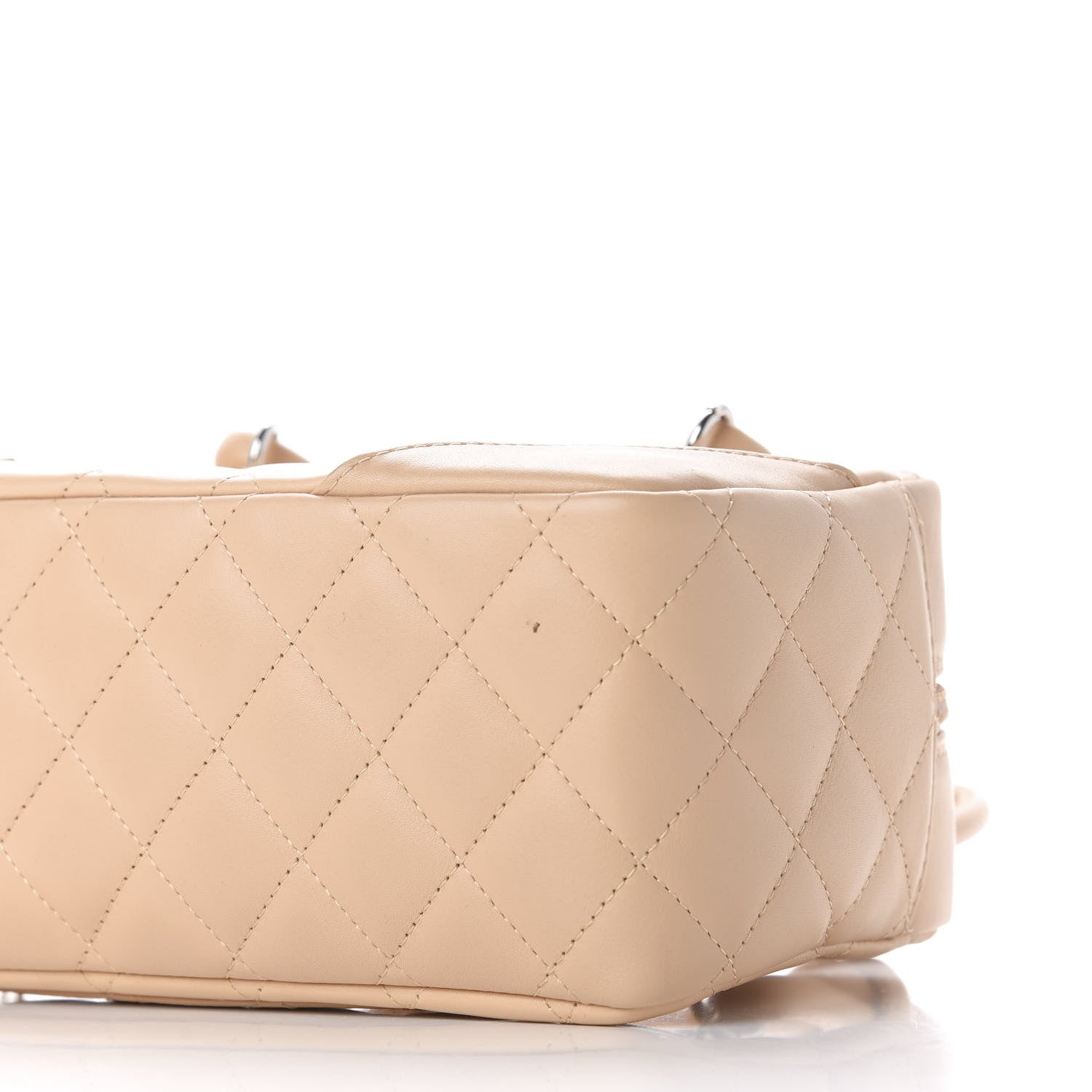 Chanel Calfskin Quilted Small Cambon Bowler Beige 7 of 11