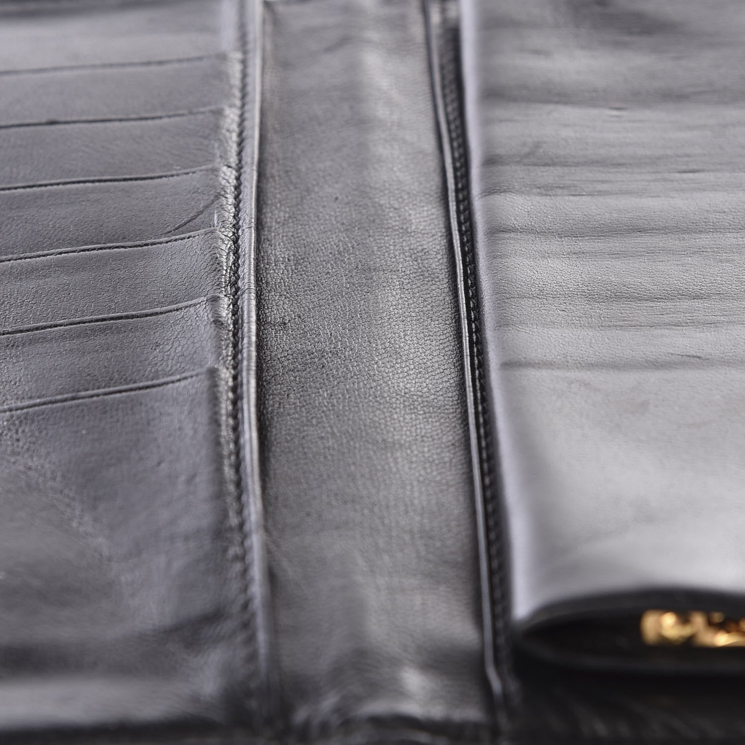 Chanel Caviar Timeless CC French Wallet Black 10 of 10