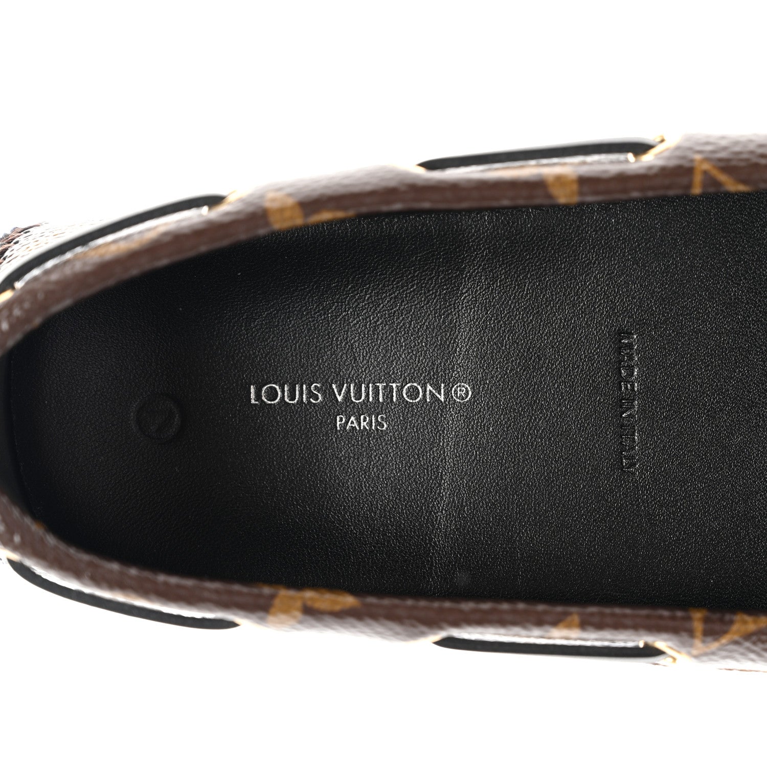 Louis Vuitton Patent Reverse Monogram Gloria Loafers 37 7 of 8