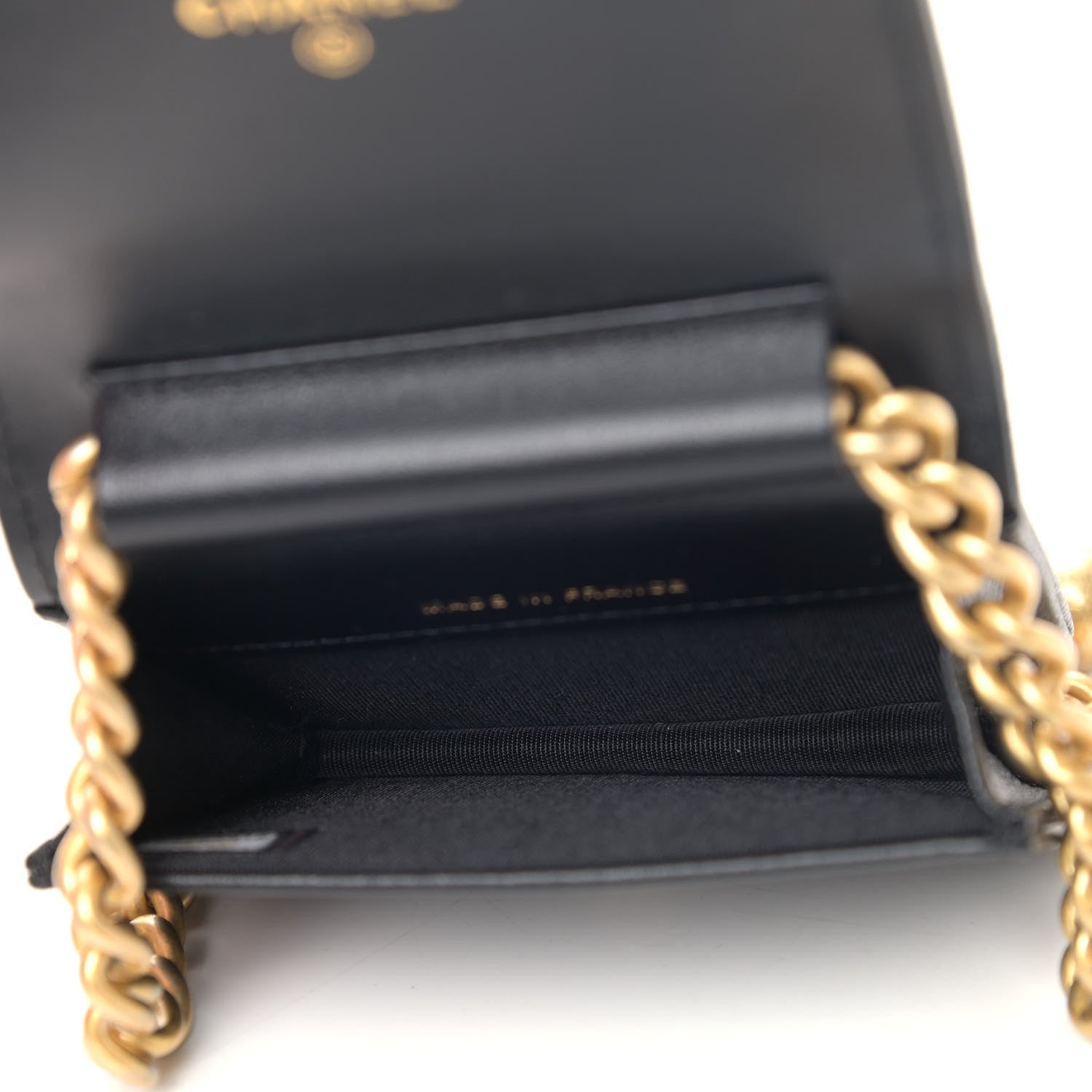 Chanel Caviar Chevron Quilted Boy Flap Waist Belt Bag Black 4 of 5