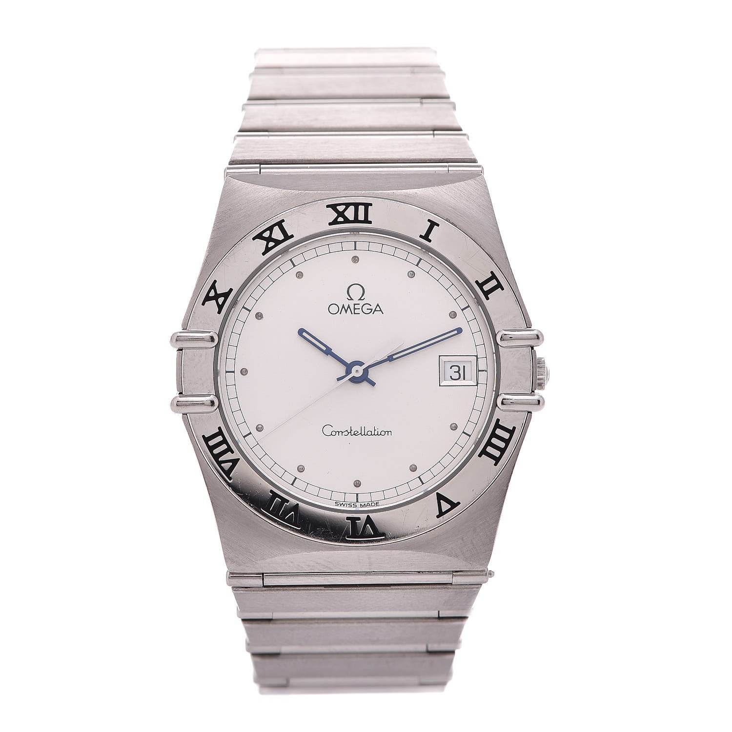 Omega Stainless Steel 33mm Constellation Quartz Watch White 396.1076 1 of 8