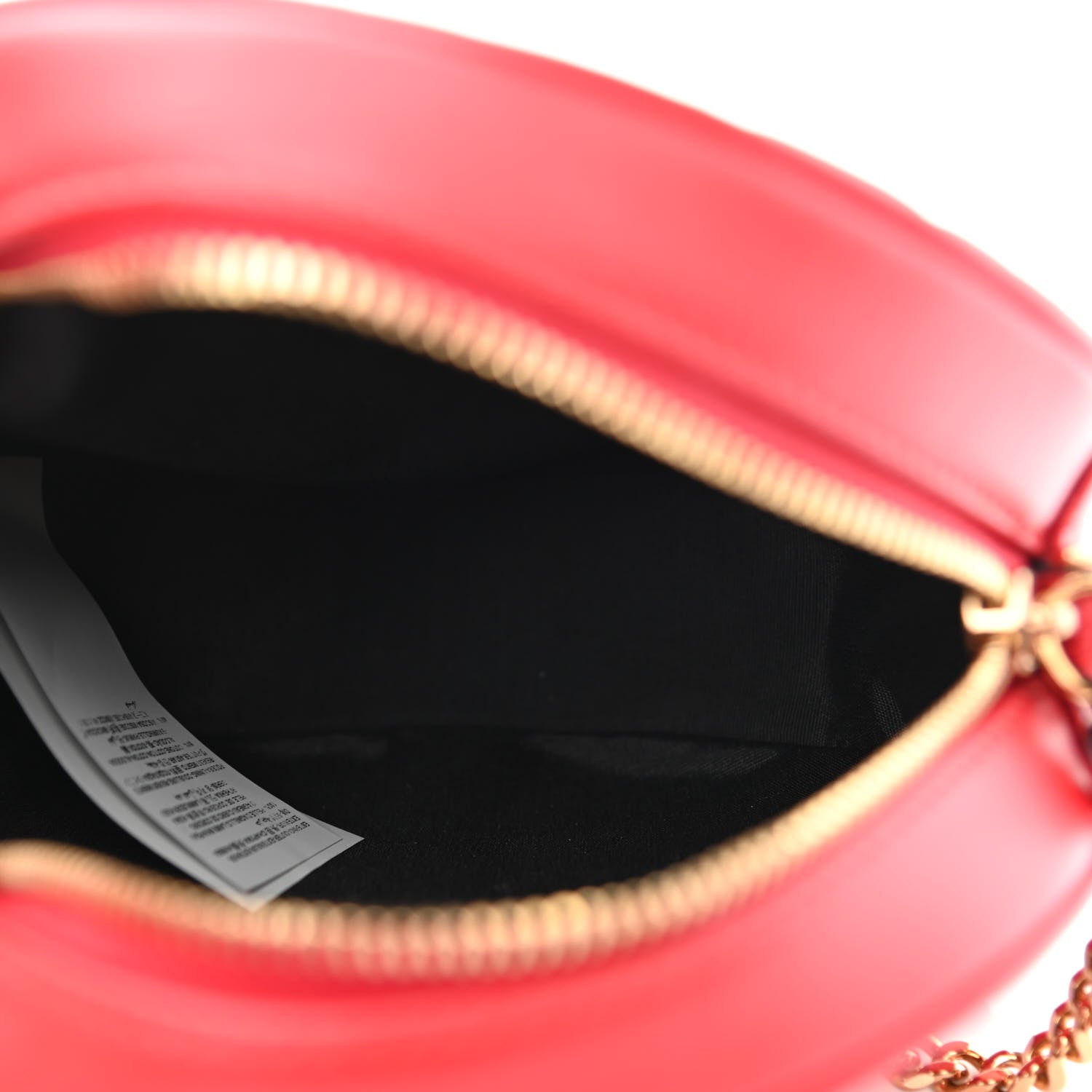 Versace Nappa Quilted La Medusa Round Camera Bag Red 5 of 8