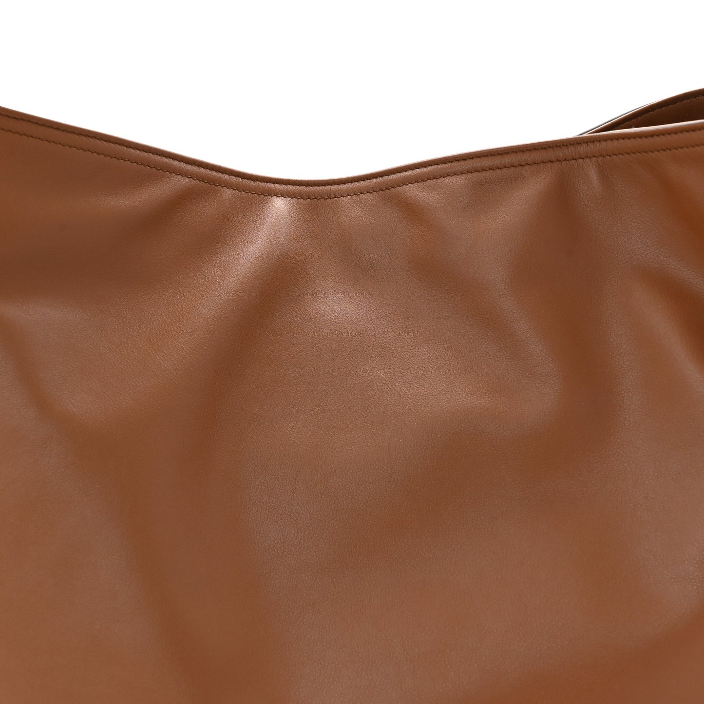 Calfskin Beatrix Horsebit Large Tote Bag Brown
