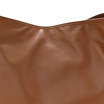 Gucci Calfskin Beatrix Horsebit Large Tote Bag Brown 8 of 10