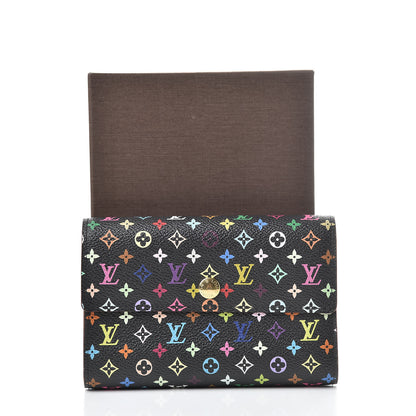 Louis Vuitton Monogram Multicolor Alexandra Wallet Black 11 of 11