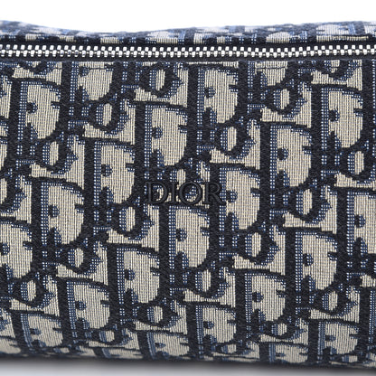 Christian Dior Oblique Roller Messenger Bag Blue 9 of 9