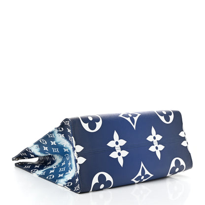 Louis Vuitton Monogram Escale Onthego GM Blue 4 of 11