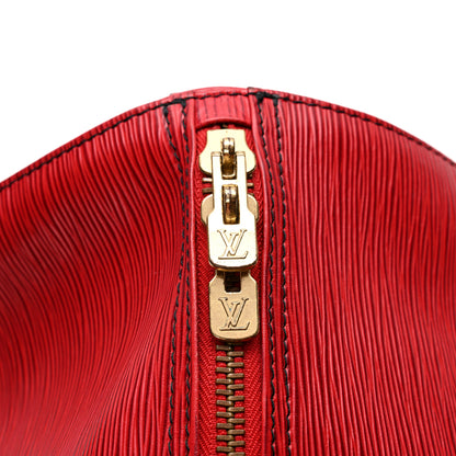 Louis Vuitton Epi Keepall 60 Castillan Red 12 of 13