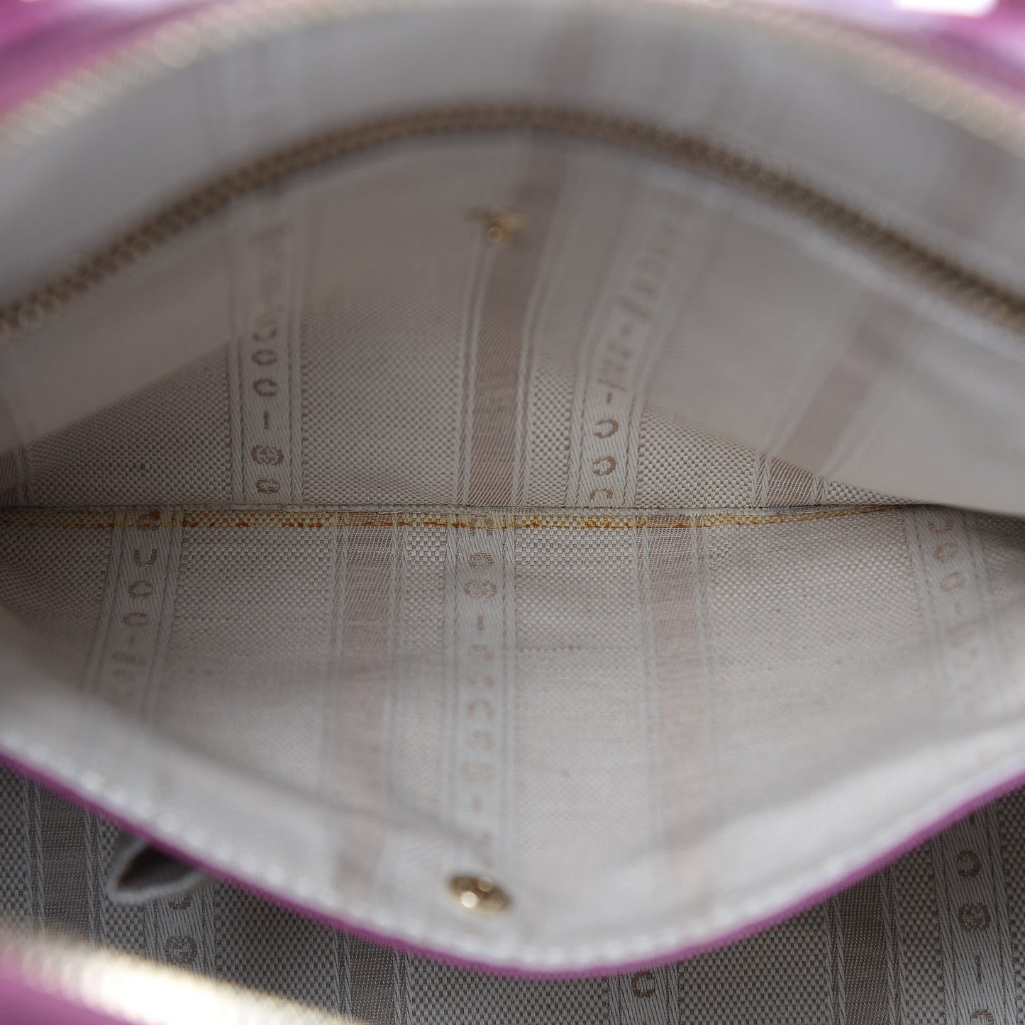 Dollar Calfskin Dome Bag Purple