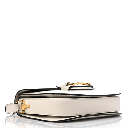 Gucci Azalea Calfskin Horsebit 1955 Shoulder Bag Mystic White 4 of 13