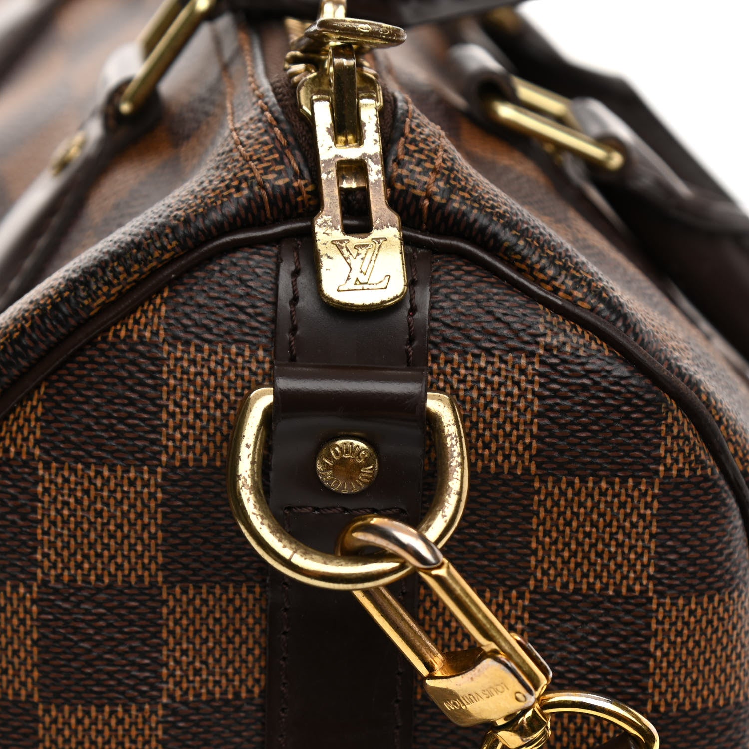 Louis Vuitton Damier Ebene Speedy Bandouliere 25 17 of 18