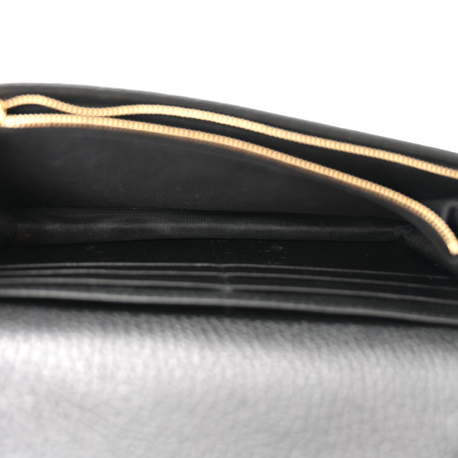 Gucci Calfskin Mini GG Marmont Chain Wallet Black 4 of 11