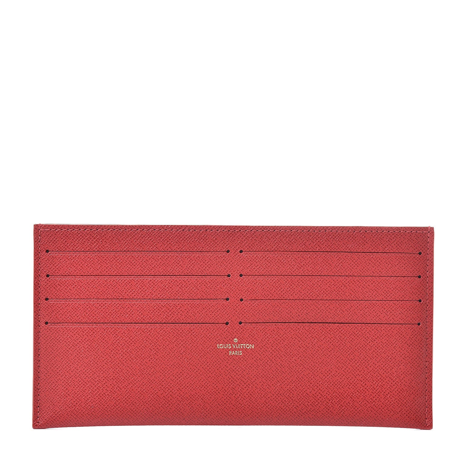 Louis Vuitton Calfskin Felicie Card Holder Insert Cherry 1 of 6