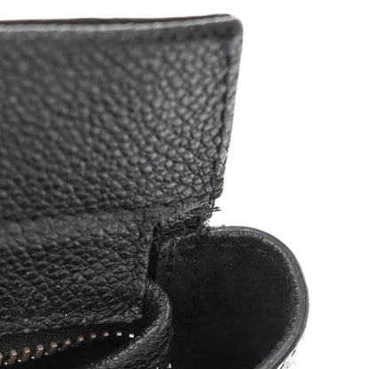 Saint Laurent Grained Calfskin Small Cabas Rive Gauche Black 16 of 17