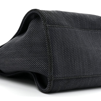 Chanel Mixed Fibers Large Deauville Tote Black 10 of 13