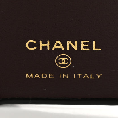 Chanel Caviar Quilted Pearl Crush iPhone 15 Pro Holder With Chain Black 6 of 7