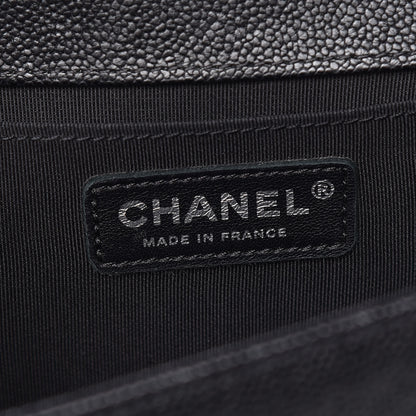 Chanel Caviar Quilted Medium Boy Flap Black 6 of 15