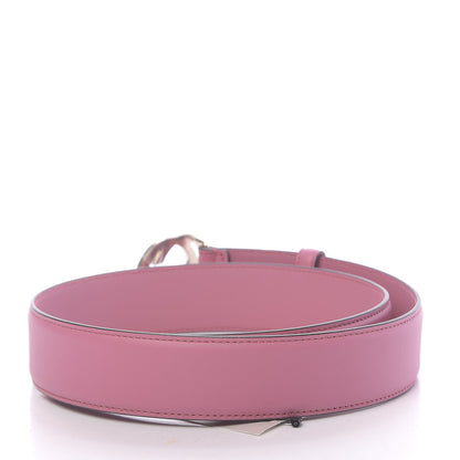 Gucci Moon Calfskin Interlocking G 37mm Belt 80 32 Glossy Pink 2 of 5