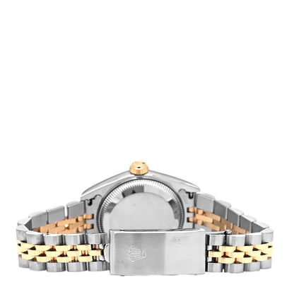 Rolex Stainless Steel 18K Yellow Gold Diamond 26mm Oyster Perpetual Datejust Watch Silver Jubilee 79173 3 of 4