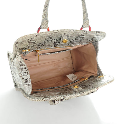 Prada Shiny Python Tote Astro 5 of 10