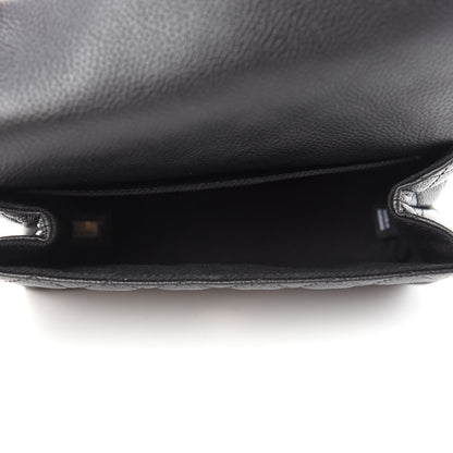Chanel Grained Calfskin Quilted 2.55 Reissue Flap Belt Bag Clutch Black 5 of 13