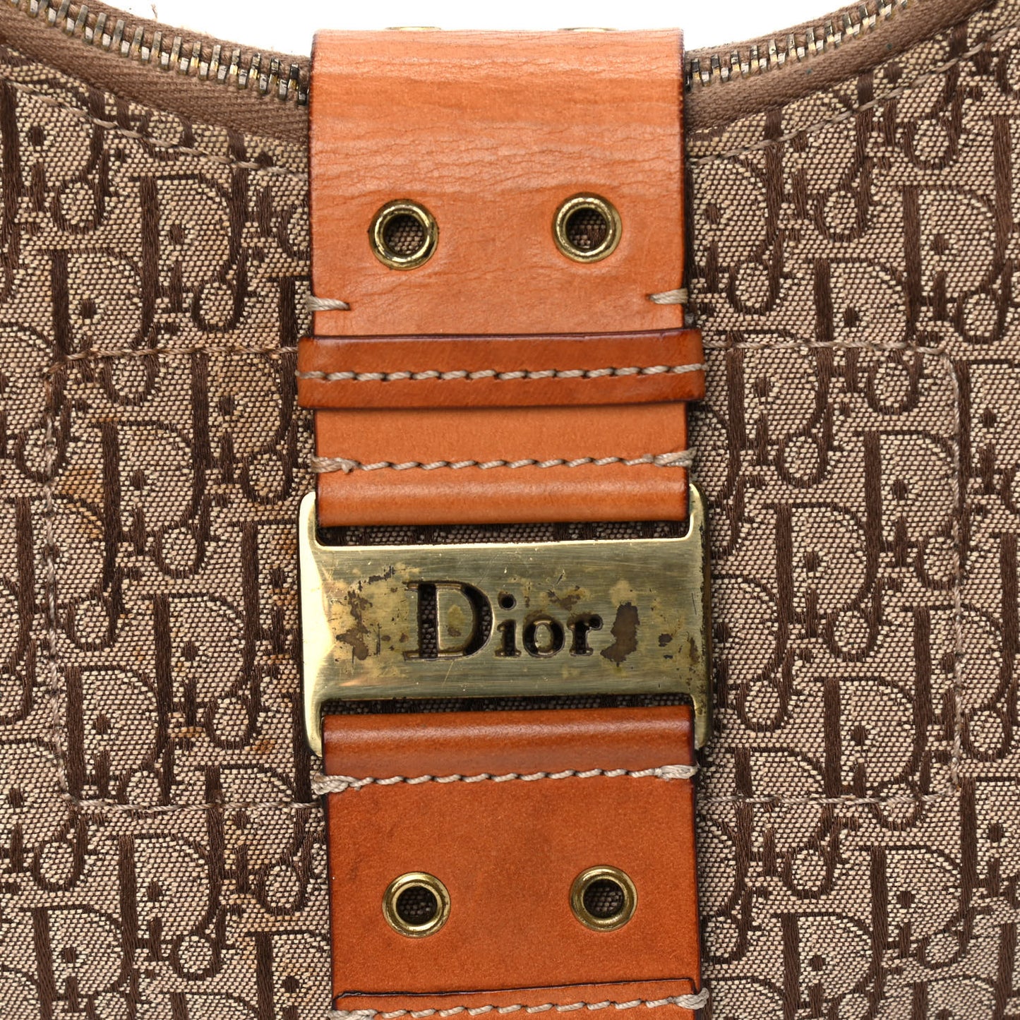 Monogram Street Chic Hobo Beige