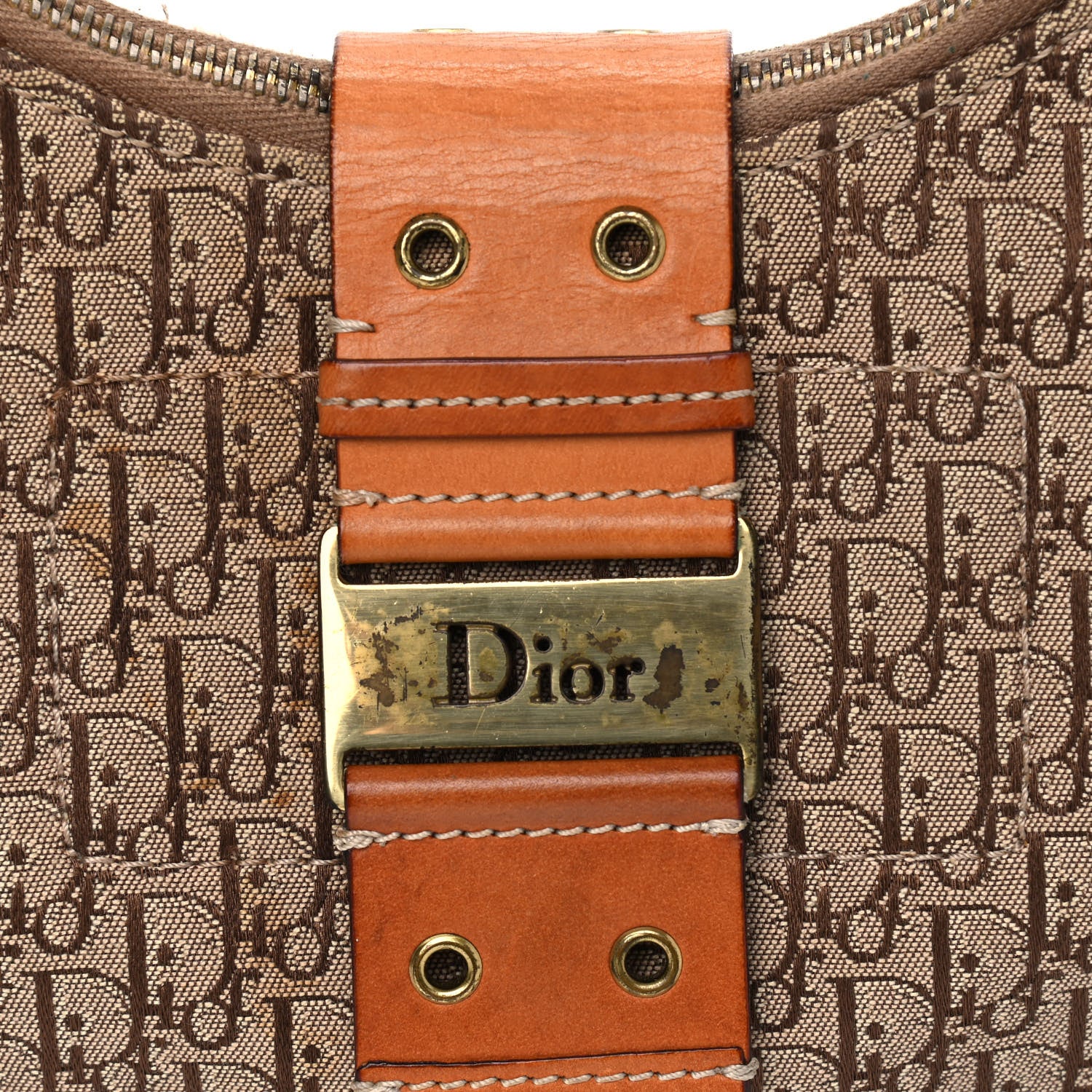Christian Dior Monogram Street Chic Hobo Beige 8 of 11