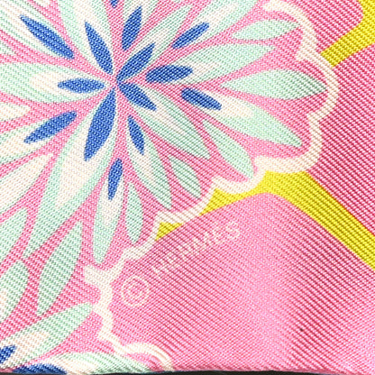 Hermes Silk The Three Graces Twilly Rose Bonbon Canard 4 of 4