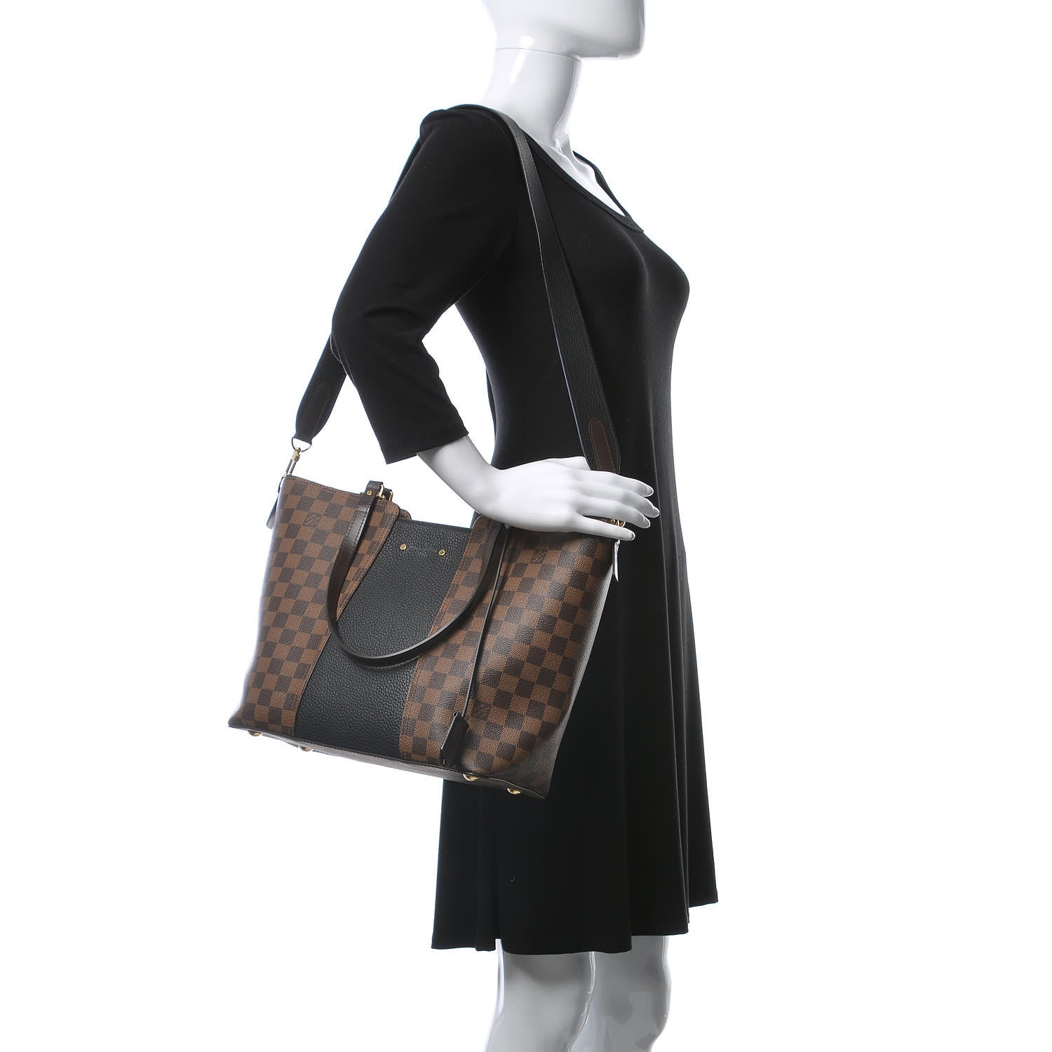 Louis Vuitton Damier Ebene Jersey Black 2 of 10