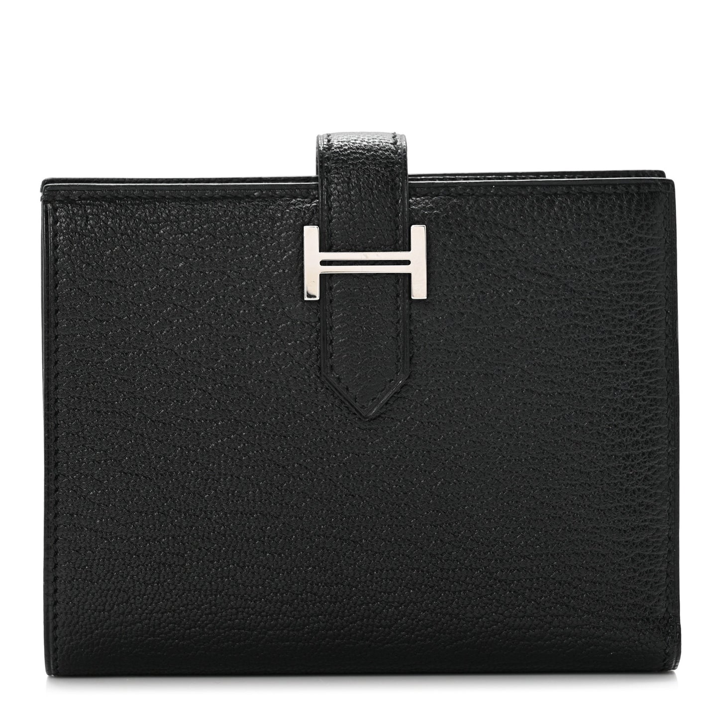 Chevre Mysore Bearn Compact Wallet Black