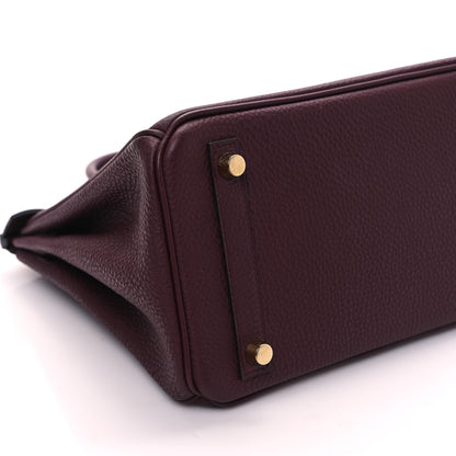 Hermes Togo Birkin 25 Bordeaux 9 of 12