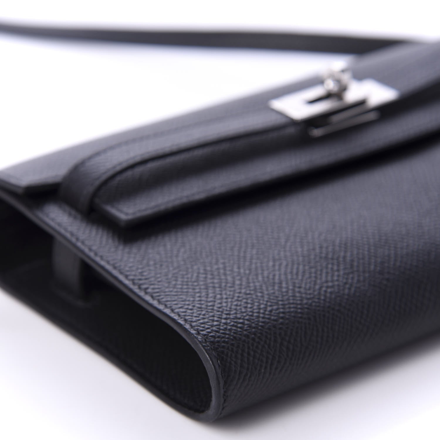 Hermes Epsom Kelly Wallet To Go Black 6 of 10