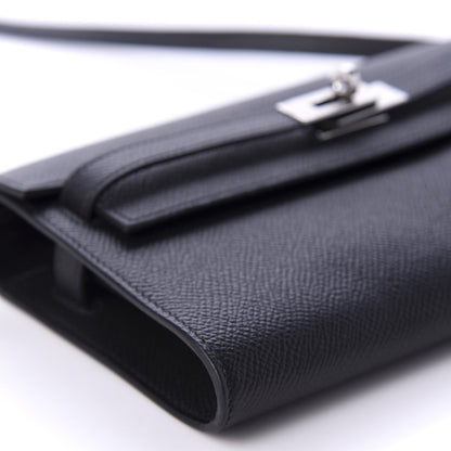 Hermes Epsom Kelly Wallet To Go Black 6 of 10