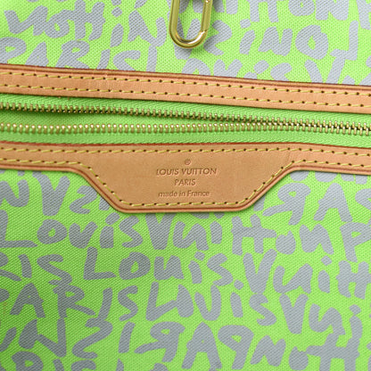 Louis Vuitton Monogram Graffiti Neverfull GM Green 6 of 15