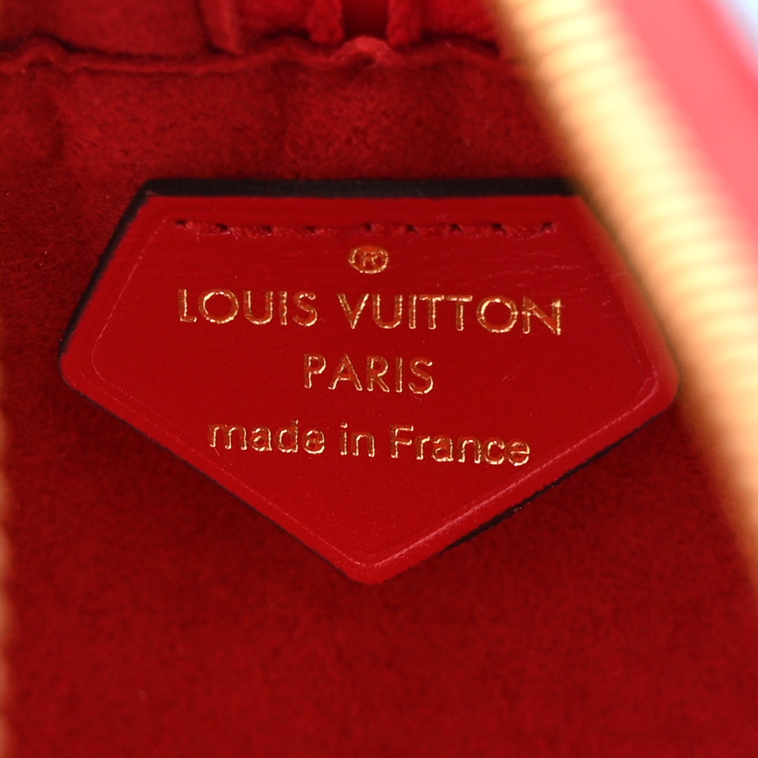 Louis Vuitton Denim Damier Monogram Patchwork PVC Beach Pouch Blue Rouge 6 of 9