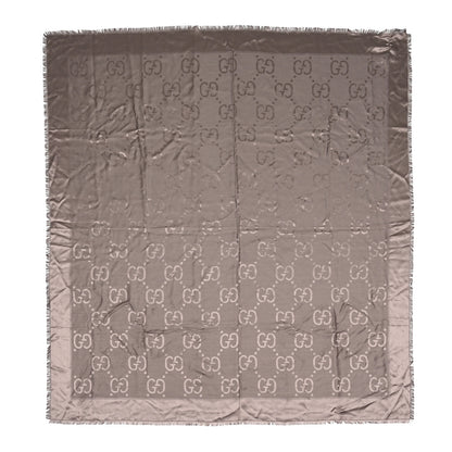 Gucci Wool Silk GG Jacquard Shawl Cloud 1 of 4