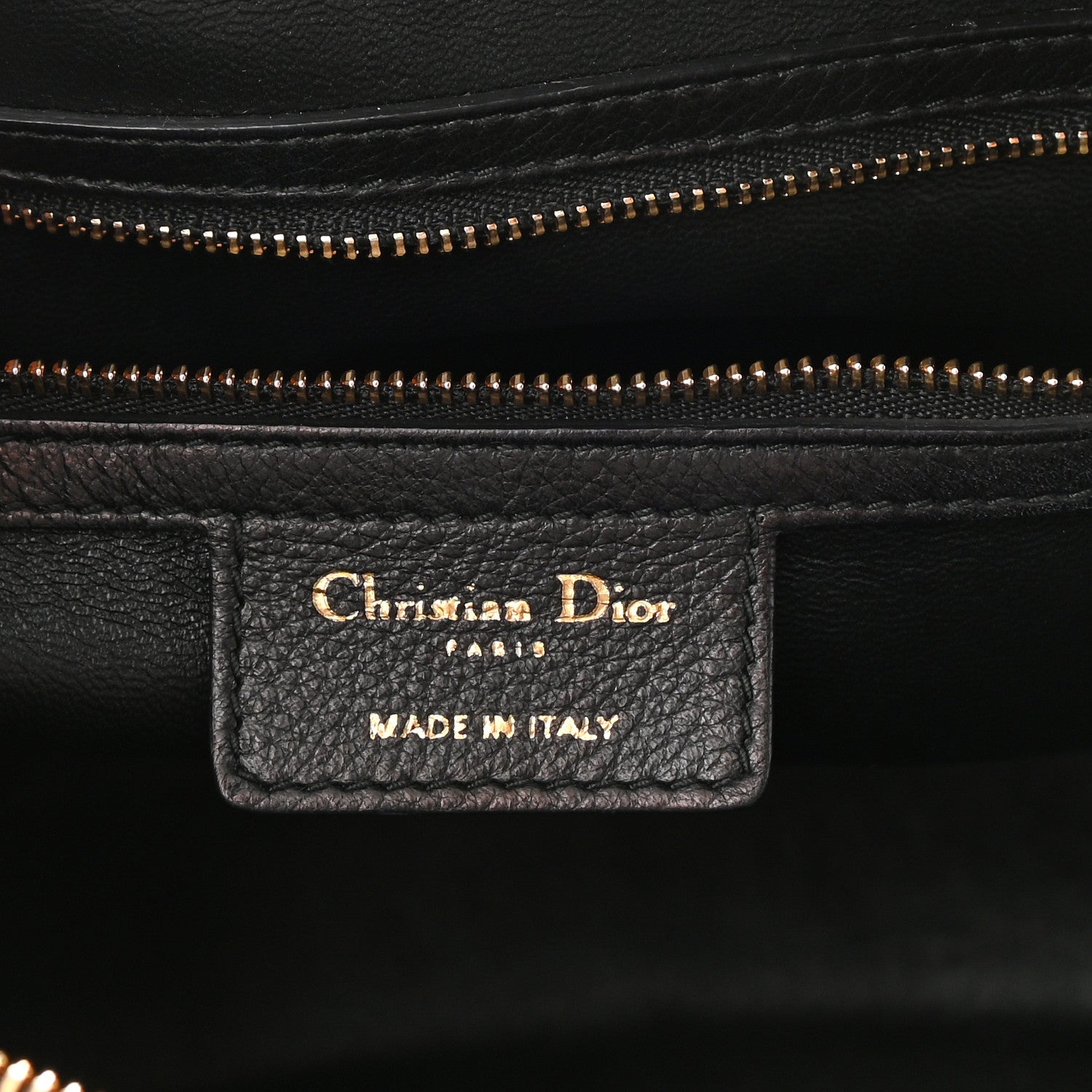 Christian Dior Calfskin Top Handle Flap Black 6 of 8