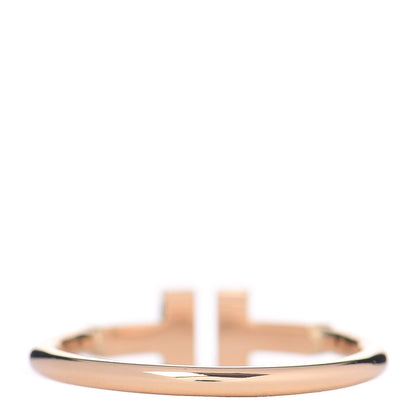 Tiffany 18K Yellow Gold T Wire Ring 56 7.5 4 of 6