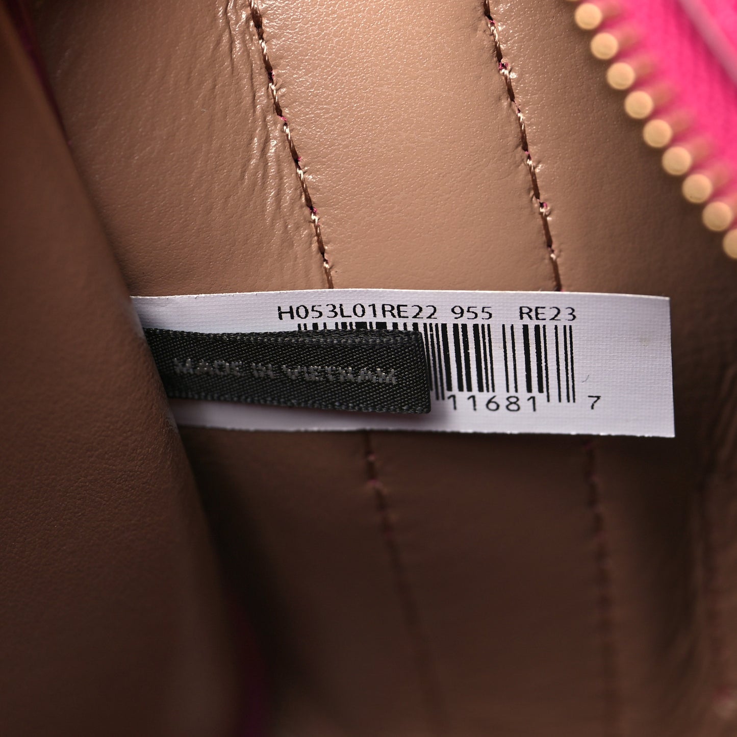 Grained Calfskin Mini The Tote Bag Lipstick Pink