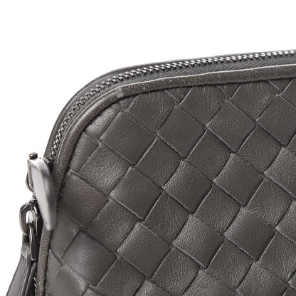 Bottega Veneta Nappa Intrecciato Cosmetic Pouch Grey 15 of 16