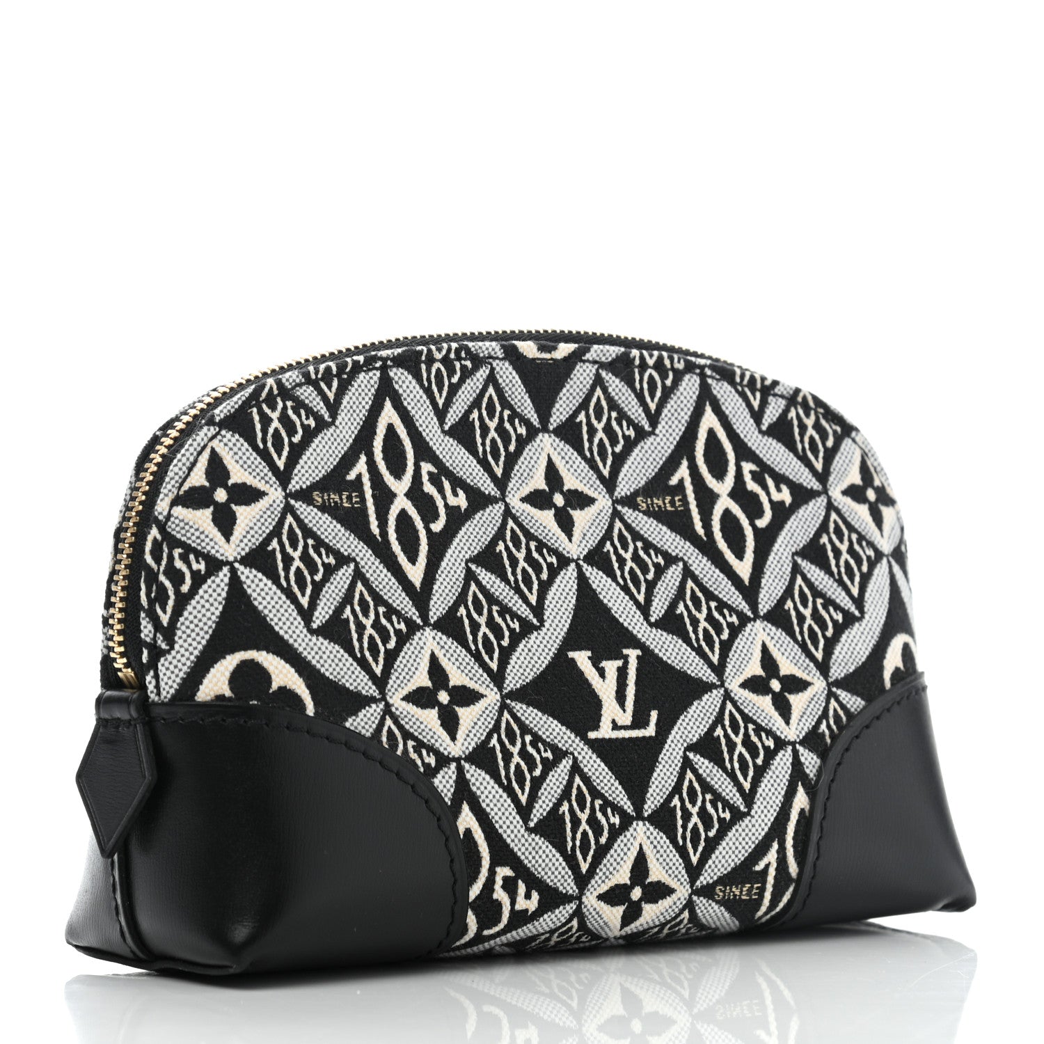 Louis Vuitton Jacquard Since 1854 Cosmetic Pouch PM Grey 3 of 7