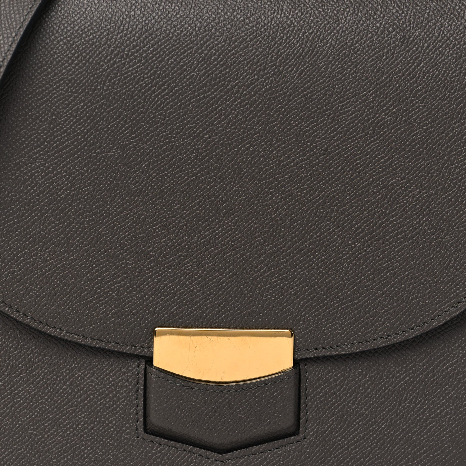 Celine Baby Grained Calfskin Medium Trotteur Grey 6 of 10