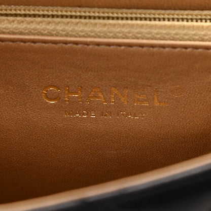 Chanel Lambskin Quilted Small Chic Pearls Flap Black 6 of 11